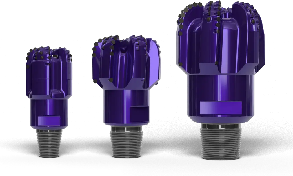 megamenu pdc drill bits isolated to fit